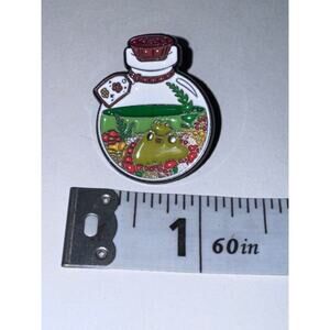 Frog in a jar Pin Brooch